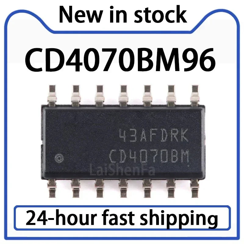 10PCS CD4070BM96 Package SOIC-14 CMOS Four-way XOR Gate Stock
