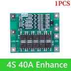 BMS 3S/4S 5A 10A 20A 25A 40A 60A Li-ion Lithium Battery Charger Protection Board 18650 For Drill Motor 12V with Enhance/Balance