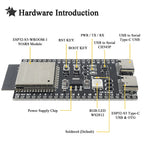 ESP32-S3 N16R8 Development Board WiFi Module KIT with Double MIC Speaker for AI Voice Interaction DIY IOT Smart Home Expansion
