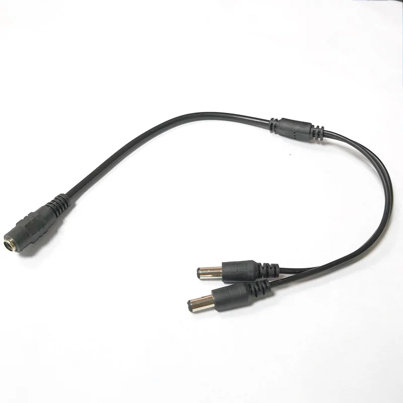 12V DC Power Supply 1 Female to 2 3 4 5 8 Male way Splitter Plug extension Cable cord connector 5.5*2.1mm for Led strip light