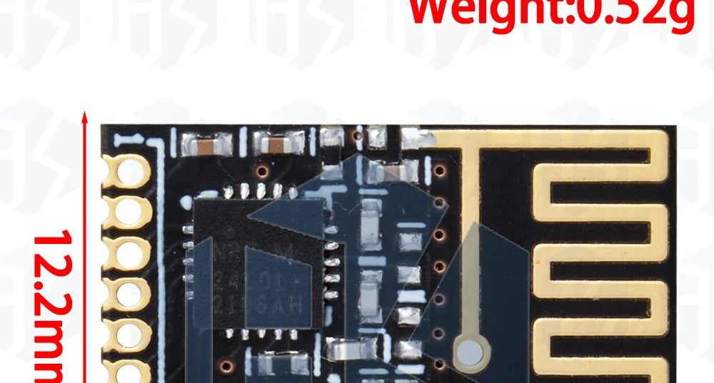 Upgraded NRF24L01+ 2.4GHz Wireless Transceiver Module, Compatible with Arduino for DIY Electronic Projects