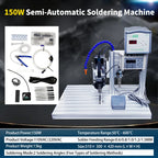 Semi-automatic Soldering Machine Foot Pedal Stable 110V/220V Soldering Station Spot Welder for USB/Aviation Plugs & Motor Wiring