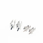 50PCS 5X20MM 6X30mm Clip Clamp 5X20 6X30 Fuse Tube Support Fuse Holder For 5*20 6*30mm insurance Fuse Clip