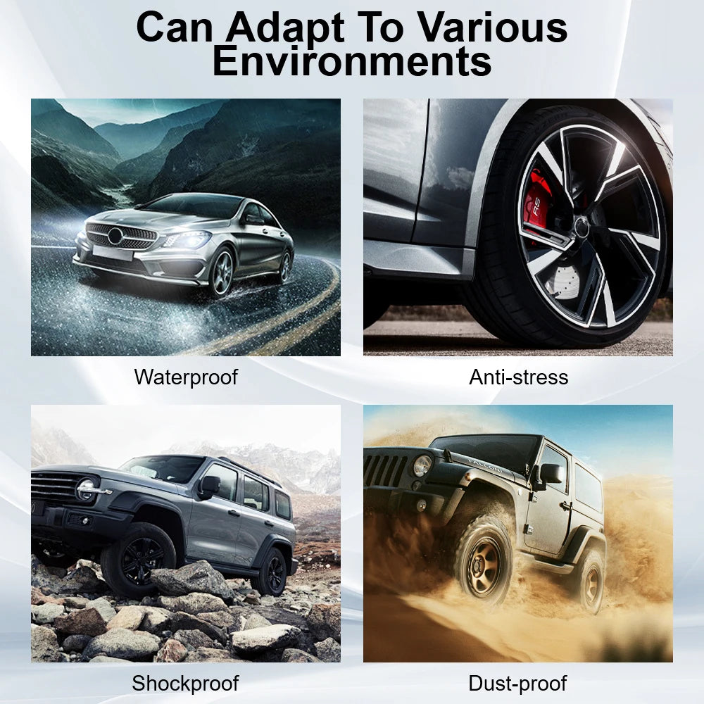 Tire Pressure Solar TPMS Car Tyre Pressure Monitoring System Solar Power Auto Security Alarm Systems Power External Sensor Auto Accessories Universal