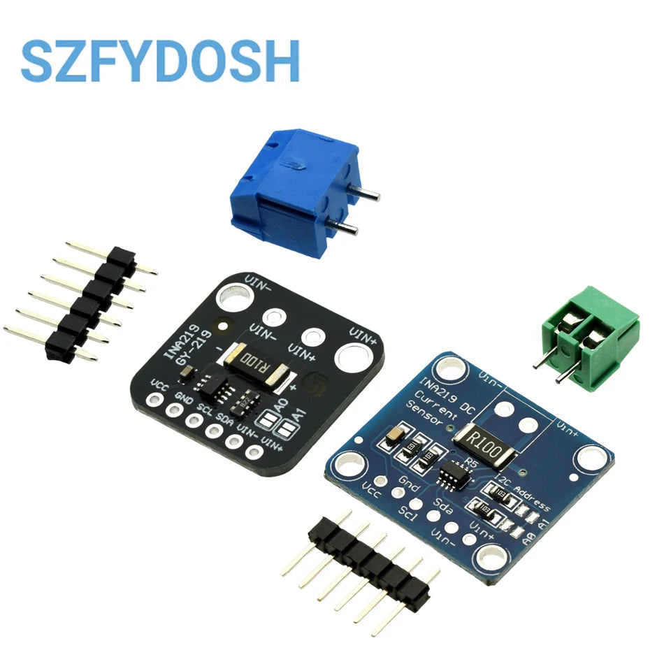 INA219 Bi-directional DC Current Power Supply Sensor Breakout Module DIY 3V-5V IIC I2C Power Monitoring Sensor Module