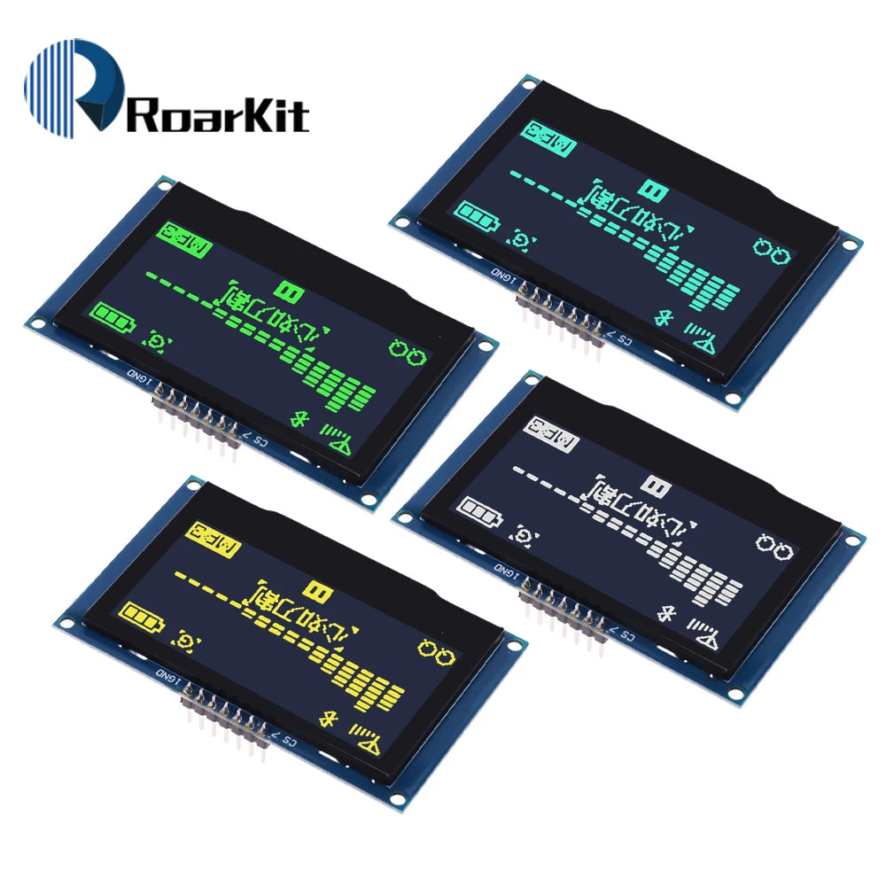2.4" 2.42 inch 128x64 OLED LCD Display Module SSD1309 12864 4 Pin IIC I2C Serial Interface for Arduino UNO R3 C51