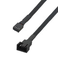 1 to 1 Way Splitter Black Sleeved 26/40cm Extension Cable Connector 4Pin PWM Extension Cables 4 Pin Pwm Fan Cable