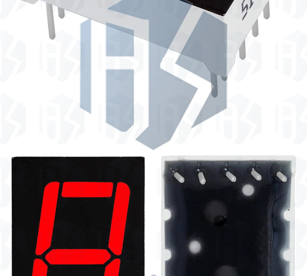 0.56 inch 1bit Common Cathode Digital Tube Red LED Digit Display 7 Segment 0.5inch 0.5 0.56 inch 0.56'' 0.56in