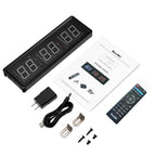 Programmable Remote Control LED Crossfit Timer Interval Timer Garage Timer Sports Training Clock Crossfit Gym Timer