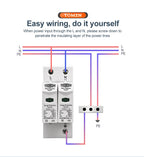 TOMZN AC SPD 2P House Surge Protector Protection Protective Low-voltage Arrester Device 10-20kA 20-40kA 30-60kA 275V 385V 420V