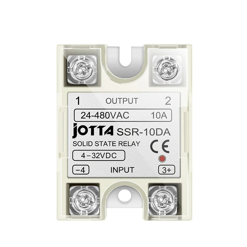 Solid State Relay Module SSR 10DA 25DA 40DA DC Control AC  Single Phase With Plastic Cover For PID Temperature Control