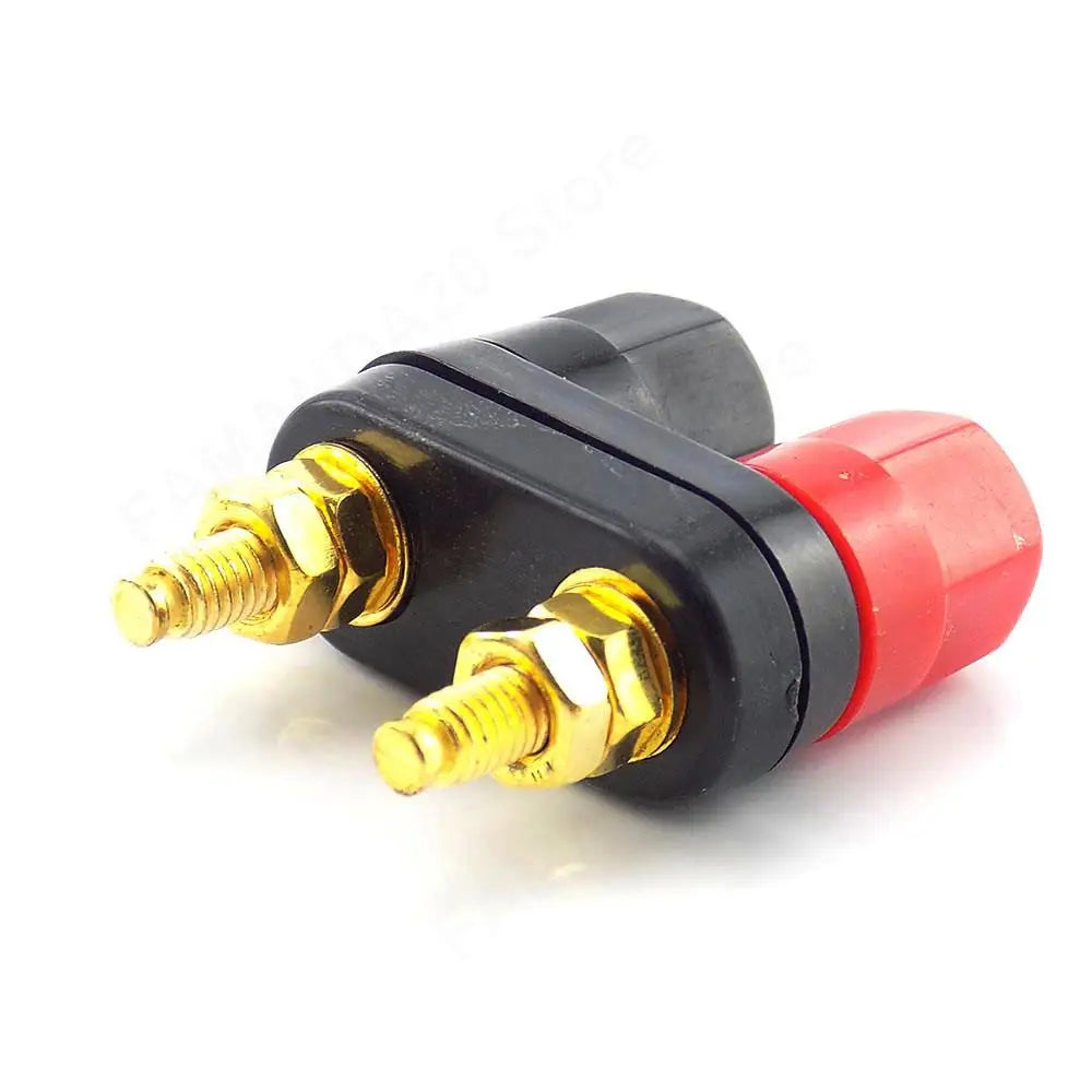 Banana Plugs Couple Terminals Red Black Connector Amplifier Terminal Binding Post Banana Speaker Plug Jack M20