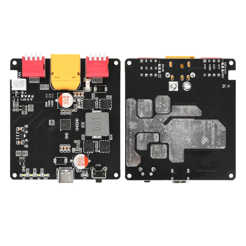 2S 3S 4S 5S 6S BMS Charger Module 140W Bidirectional Fast Charger Module IP2366 Lithium Battery Charging Board USB to DC
