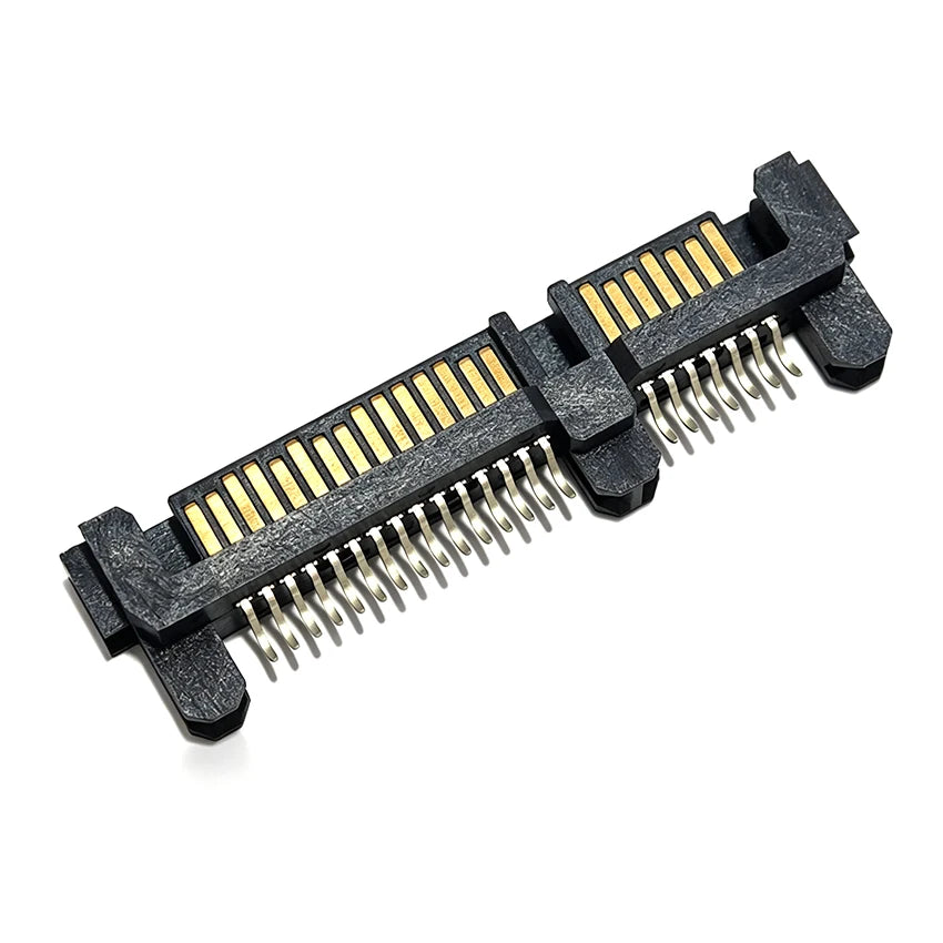3/5PCS SATA7+15P Sinking Board 1.0 Male Socket Solid State Drive Plug SATA 22PIN SMT Male Head Notebook Hard Drive Connector