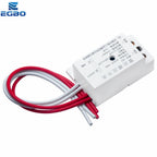 1~10PC 220V AC 50Hz Auto Infrared Sensor Switch PIR Microwave Radar Body Motion Sensor Module Adjustable For Time Distance Range