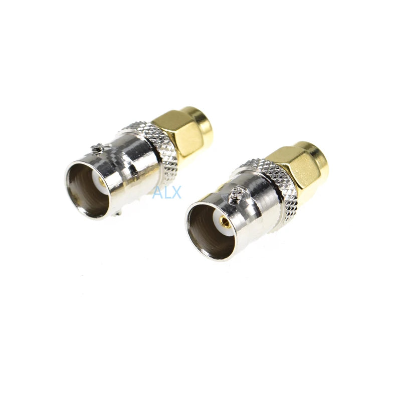 5pcs Sma Male Plug To Bnc Female Jack Rf Adapter Radio Antenna Connector