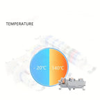20pcs DIN Rail Terminal Block Twin Spring Terminal Connectors Push in Type PT Screwless Wire Wiring Connector