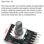 KY-040 EC11 360° Rotary Encoder Position Sensor Switch Module For Arduino MCU Development