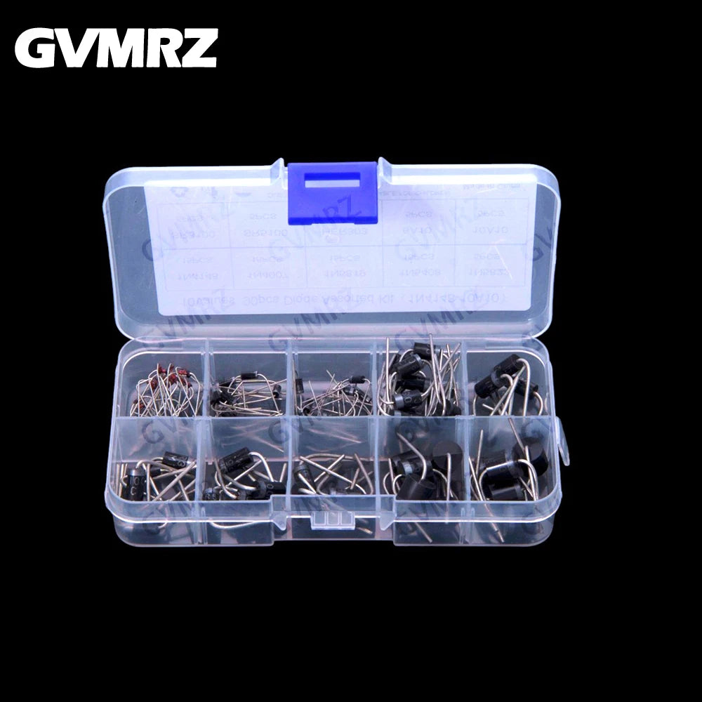 10Values  SR3100 Schottky 10A10 rectifier fast recovery diode 1N4148 1N4007 1N5819 1N5408 1N5822