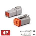 Deutsch DT/DTM/DTP/DTF Multi-Pin Waterproof Connector | 22-14AWG Sealed Plug for Heavy Duty Truck & Bus Electrical Systems