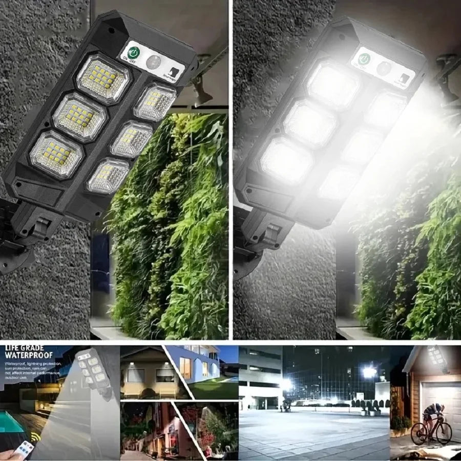 80000000LM 2000W Powerful LED Solar Light Outdoor Powerful Garden Wall Solar Lamp Motion Sensor Solar Lights IP66 Street Lamp