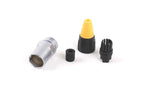 1pc RJ45 Male Aviation Plug Waterproof Connector Network Adapter Ethernet Network Converter  Panel Mount Straight Adapter