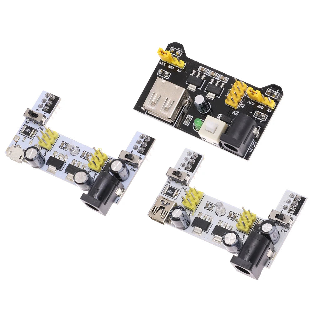 MB102 DC 7-12V MINI Micro USB Interface 2 Way Breadboard Power Supply Module MB-102 2 Channel Board For Arduino Diy Kit