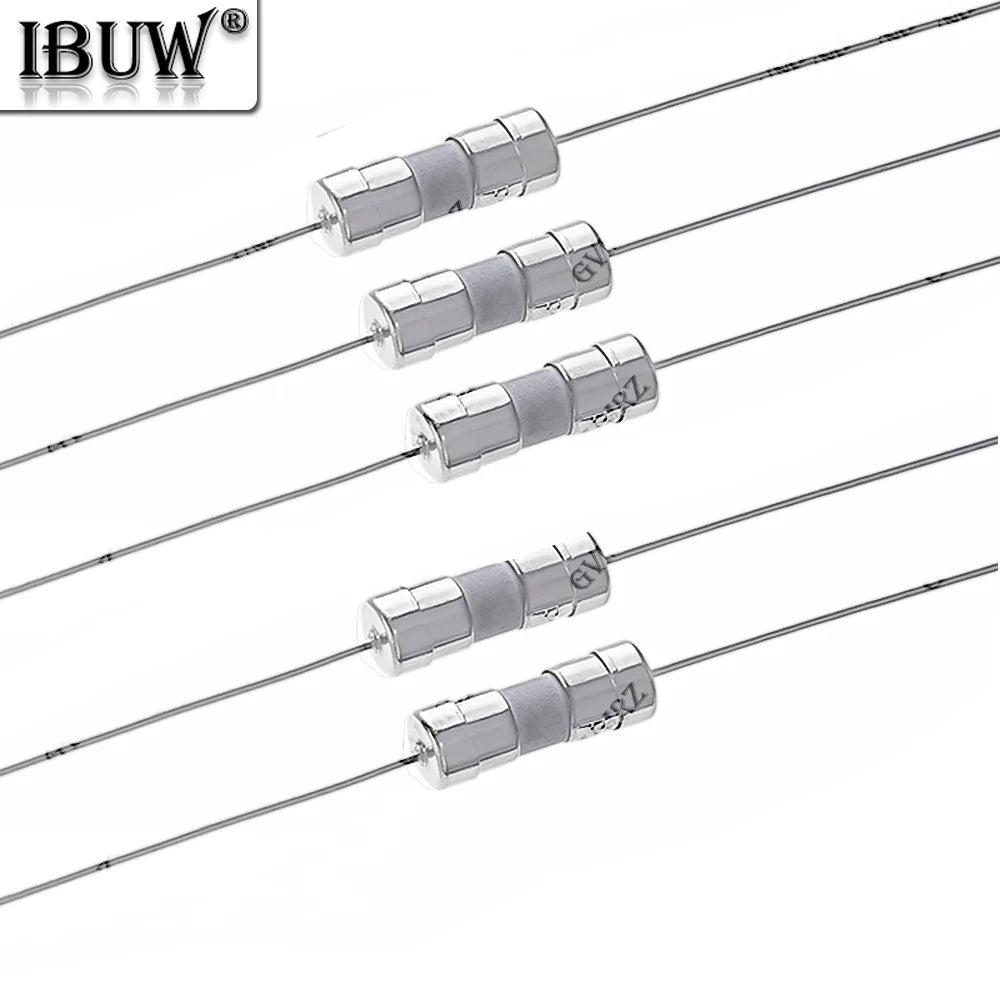 10PCS Quick Break 3.6*10 0.5A 1A 10A 15A 250V  Lead Wire Slow Blow Ceramic Fuse Tube 5A 6.3A 8A  3.6X10MM 1.5A 2A 3A 3.15A 4A