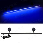 96 LED Strobe Lights For Emergency Flash Warning Lamp Windshield Bar 3030 Beads Red Blue Amber White Green Car Light Assembly