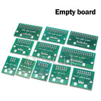 0.5mm 1.0mm pitch Connector SMT Adapter to 2.54mm hole FPC FFC Cable Welded board With Pin / Empty Board 6P 8P 10P 12P 20P 24P