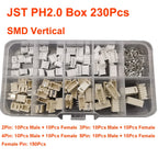 JST Box SH1.0/MX1.25/PH2.0/XH2.54/VH3.96/SM2.54/SYP Pitch Connector Terminal Kit SMD/Straight/Right Angle Type DIY