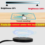 LED Light Switch Control Wireless Touch Sensor Penetrable 25mm Wood Panel 12V 24V 60W Hand Sweep Control Dimmable Touch Dimmer