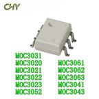 10PCS MOC3020 MOC3021 MOC3022 MOC3023 MOC3041 MOC3043 MOC3052 MOC3061 MOC3062 MOC3063 SMD SOP-6 Optocoupler New and Original IC