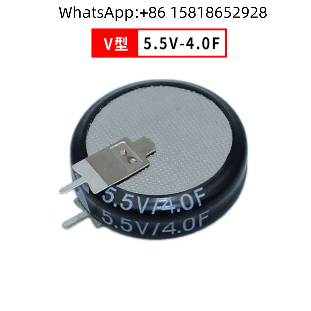 4pcs Super Capacitors V.H.C Type 5.5V 0.1F, 5.5V 0.22F, 5.5V 0.33F, 5.5V 0.47F, 5.5V 1.0F, 5.5V 1.5F, 5.5V 2.5F, 5.5V 5.0F, 5.5V