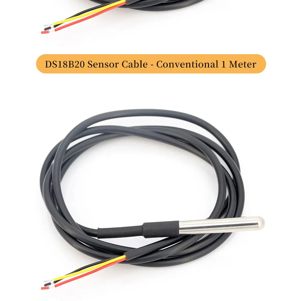 1/3/5Pcs DS18B20 Temperature Sensor Module Digital Waterproof Stainless Steel Probe for Arduino