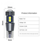 Car Interior Light Clearance Lights T10 W5W 168 192 Led Tail Lights 3030 10SMD 12V Auto Lamp CANBUS Car Marker Parking Bulbs