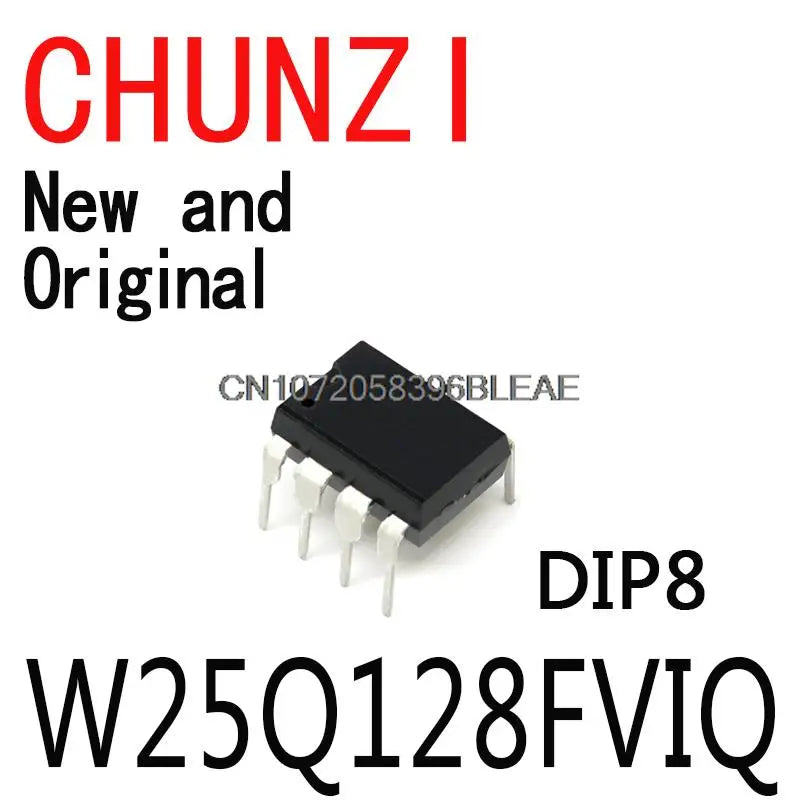 2Pcs New and Original W25Q128 25Q128FVIQ DIP-8 W25Q128FVIQ