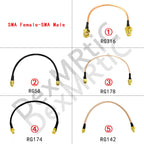 SMA  Male to Female RF Plug Jack Connector Pigtail Extension Cable for RG174 RG178 RG316 RG58 RG142