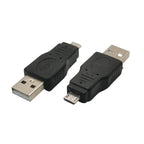 USB 2.0 Adapter Mini Micro USB Male to Female Type B USB Extension Cable