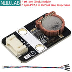 DS1307 RTC Module Replace DS1302 DS3231 with CR2032 Battery Holder LEGO Brick Shell Arduino ESP32 Raspberry Pi Microbit Clock