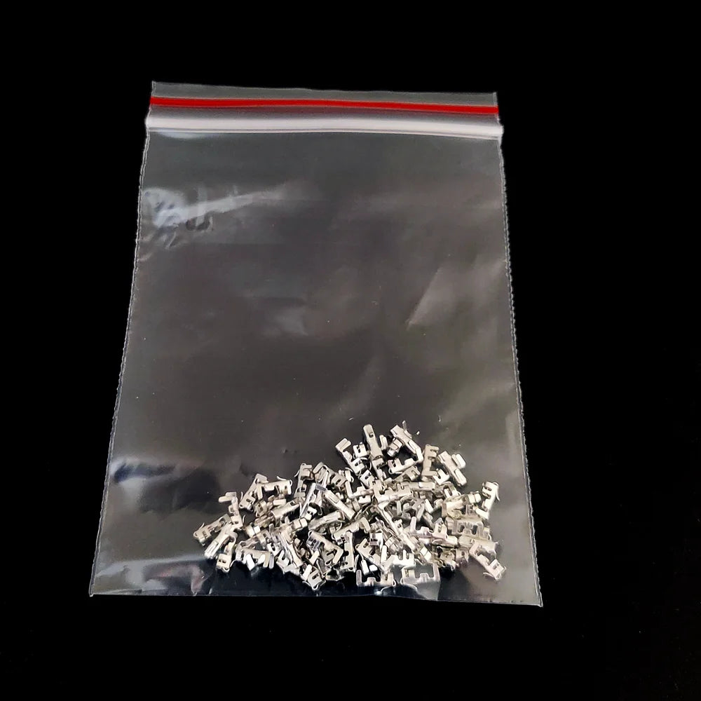 PH 2.0 & XH 2.54 Female Crimp Terminals - Metal Connector Pins, Compatible with PH 2.0mm / XH 2.54mm Pitch Female Socket Housing