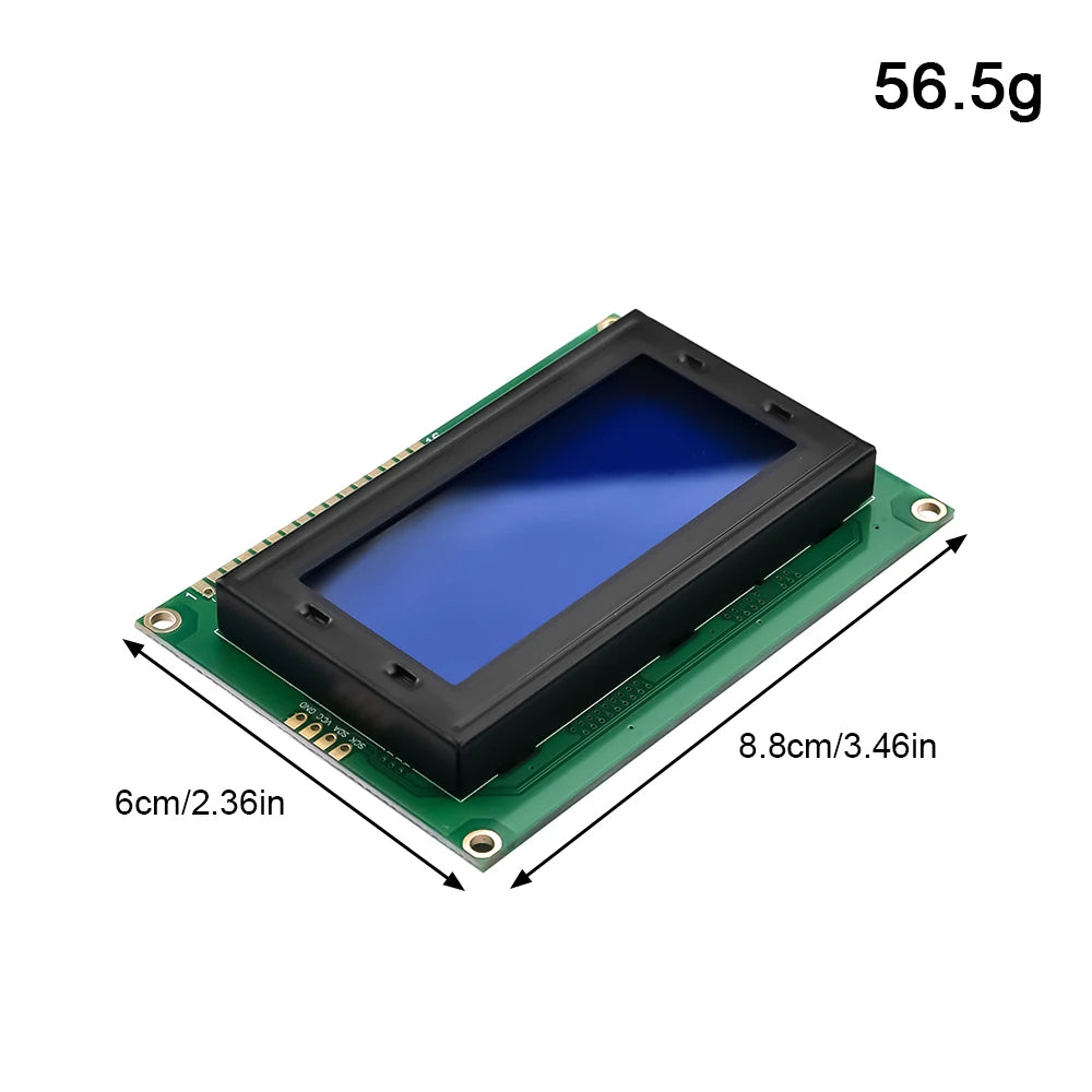 LCD1604 1604 LCD Module Blue/Yellow Screen 16X4 Character LCD Display IIC I2C Serial Interface Adapter Module for Arduino