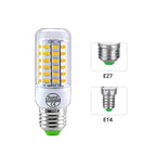 E27 LED Lamp E14 LED SMD 5730 220V Corn Light Bulbs 24 36 56 72LEDs Lamparas LED Chandelie Ampoule Led Light For Home Decoration