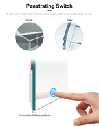 HOT DC12V-24V Dimmable Touch Sensor Switch For Single Color/ CCT Adjustable LED Strip Light Bathroom Mirror Backlight Switch
