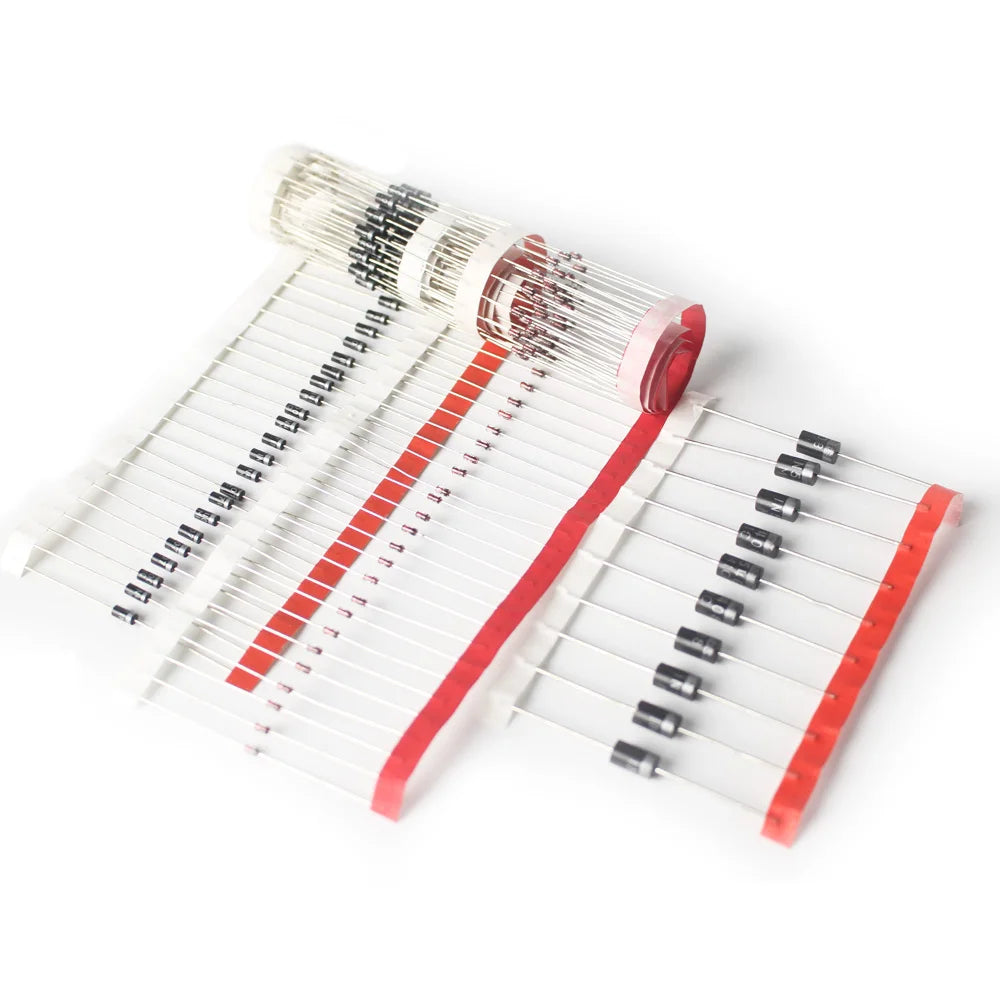 100-350PCS Rectifier Diode Schottky Diode Kit 1N4007 1N4148 1N5408 1N5819 1N5822 1N4001 1N4004 1N5404 FR107 FR207 Fast Switching