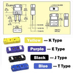 1~100pcs Thermocouple Miniature Socket & Plug Connector K/T/J/E Type Panel Mount Thermocouple Plugs and Sockets Sensor