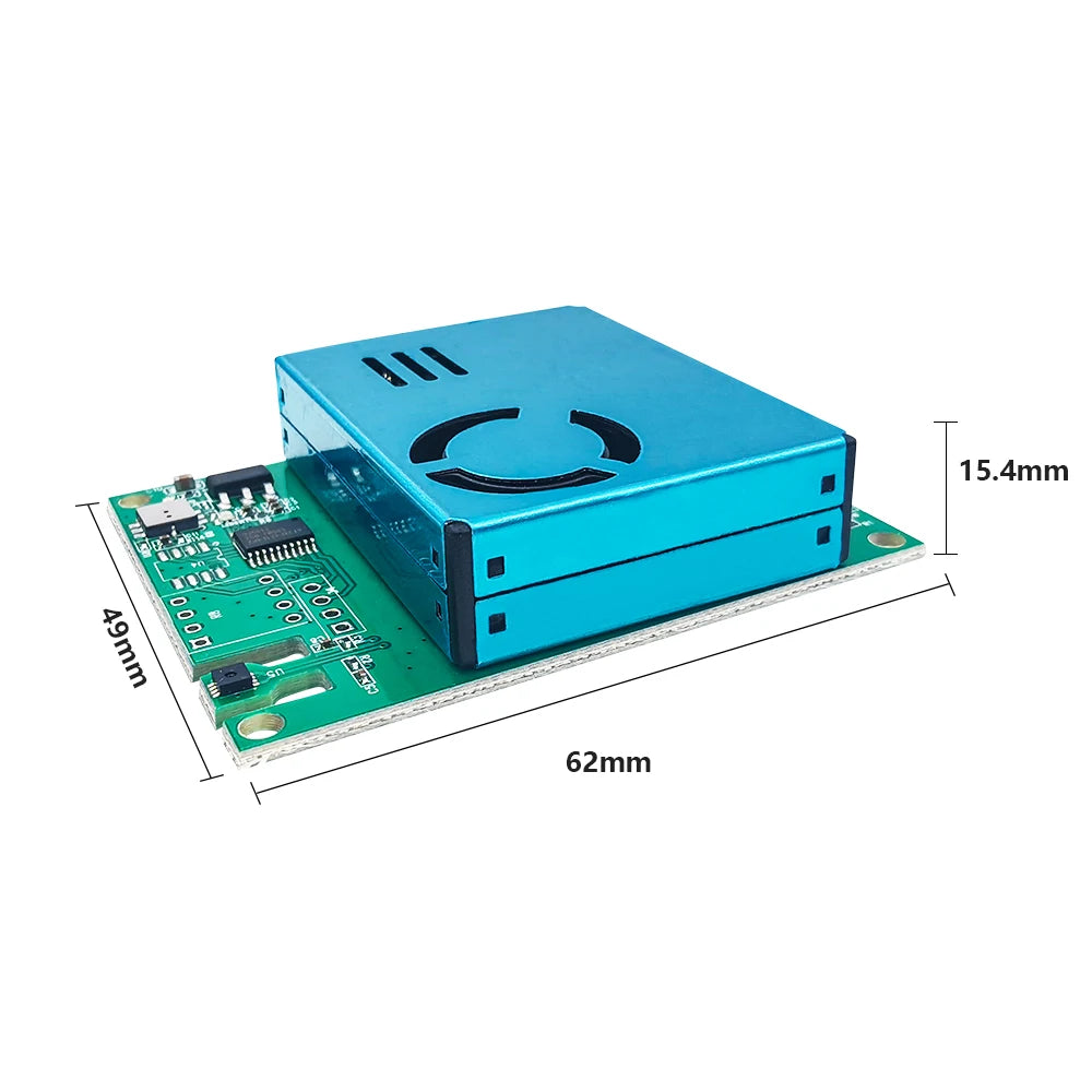 1PCS YYS 7IN1Air Quality Sensor PM10 PM2.5 CO2 CH2O TVOC Temp&Hum Gas Sensor Module M702B
