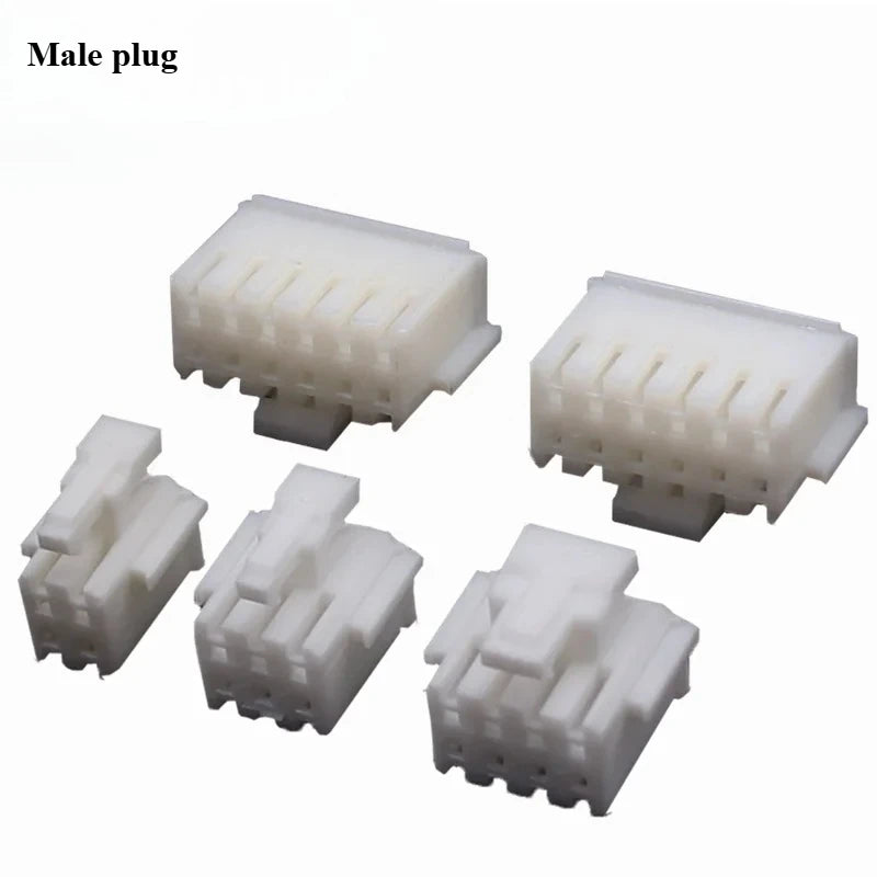 10set PHB2.0 Connector 2/3/4/5/6/7/8/9/10/12/20pin PHB 2.0mm Dual Row Housing Straight Curved Pin Receptacle Socket Terminals