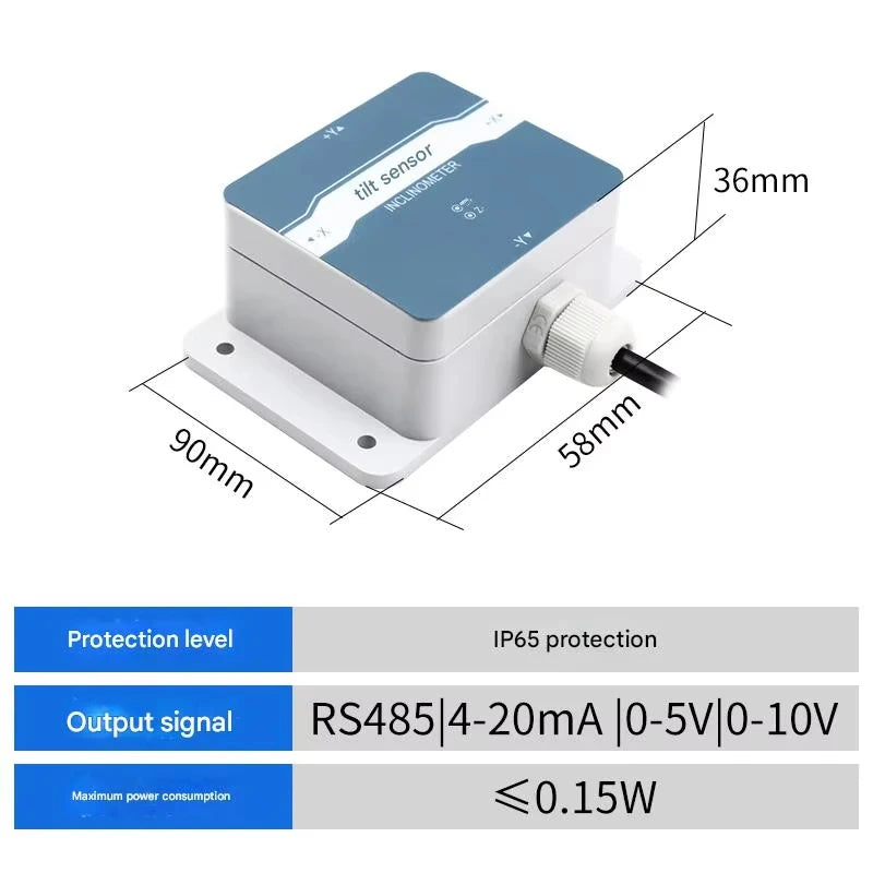 Load Cell Three-axis Gyroscope Acceleration Tilt Angle Detection High-precision Tensile Force Sensor 0.5% RS485