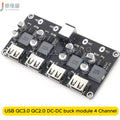 USB QC2.0 QC3.0 DC-DC Step-Down Module Buck Converter 6-32V 9V 12V 24V to 5V Fast Charger Circuit Board